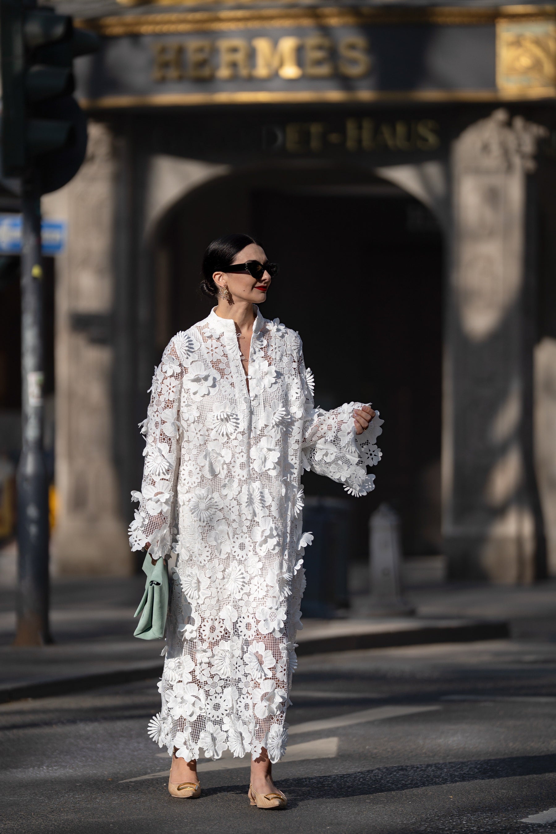 Yelira | Elegant Lace White Dress