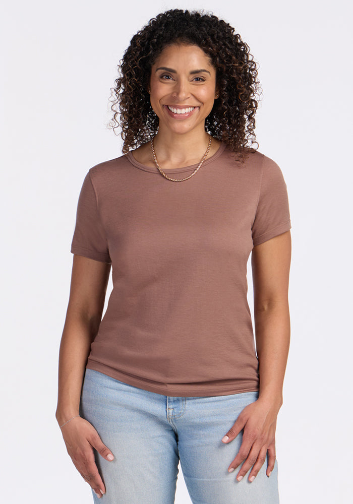 Liza Crew Neck Tee - Sienna Kiss