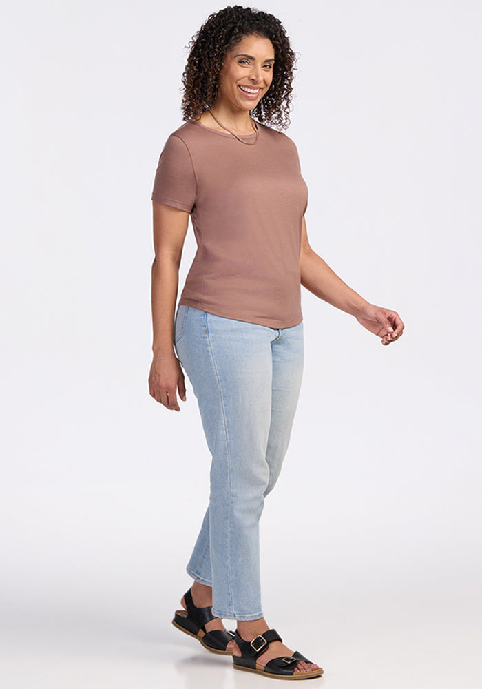 Liza Crew Neck Tee - Sienna Kiss