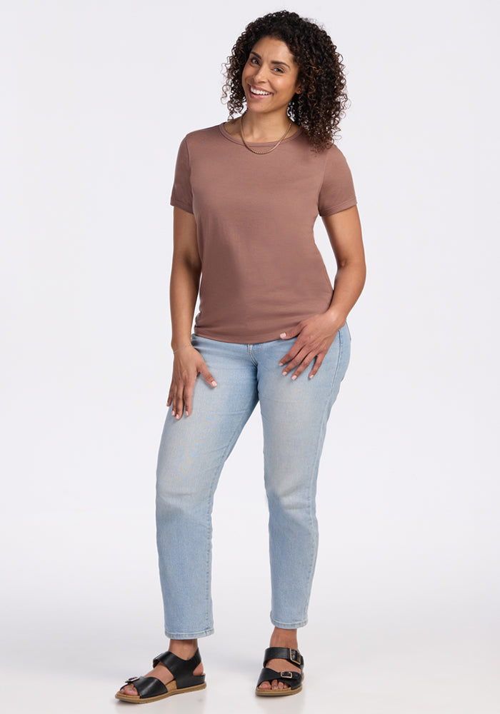 Liza Crew Neck Tee - Sienna Kiss